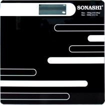 Sonashi Digital Bathroom Scale, Black
