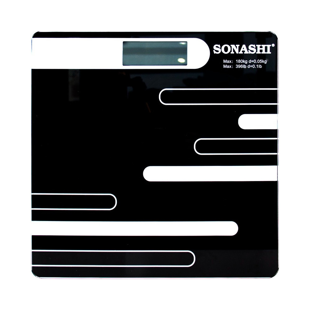 Sonashi Digital Bathroom Scale, Black