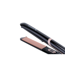 Sonashi Ceramic Hair Straightener, Black/Rose Gold