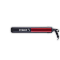 Sonashi Ceramic Hair Straightener, Black/Red