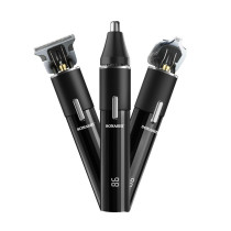 Sonashi 6 In 1 Rechargeable Hair Clipper Set, Black