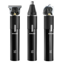 Sonashi 6 In 1 Rechargeable Hair Clipper Set, Black