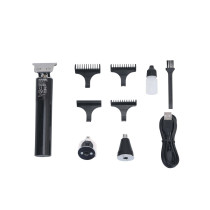 Sonashi 6 In 1 Rechargeable Hair Clipper Set, Black