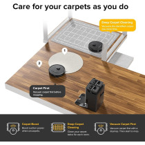 Roborock Qrevo S Robot Vacuum And Mop, Self-Drying, Auto Mop Washing, 7000Pa Suction, Self-Emptying And Refilling, 10Mm Mop Lifting, 200Rpm Spinning Mops, Smart Obstacle Avoidance, Black