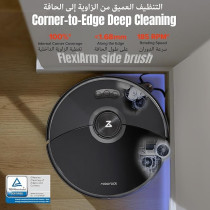 Roborock S8 MaxV Ultra Robot Vacuum And Sonic Mop, 10000 Pa Suction, Deep Cleaning, Hot Air Self-Drying, Auto Empty And Refill, Obstacle Avoidance