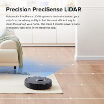 Roborock Q7 Max Robot Vacuum Cleaner With Mop, 4200Pa Strong Suction, Lidar Navigation, Multi-Level Mapping, No-Go And No-Mop Zones, 180Mins Runtime, Works With Alexa, Perfect For Pet Hair, Black