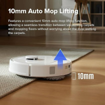 Roborock Qrevo S Robot Vacuum And Mop, Self-Drying, Auto Mop Washing, 7000Pa Suction, Self-Emptying And Refilling, 10Mm Mop Lifting, 200Rpm Spinning Mops, Smart Obstacle Avoidance