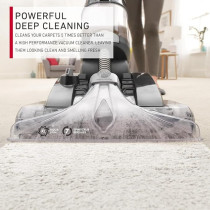Hoover Platinum Power Max Carpet Washer And Hard Floor Cleaner, 360 Degree Counter-Rotating Xl Aqua Spin Brush And Spins Scub Technology, For Home, Office, Majlis And More, Black, CWKTH012