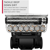 Hoover Platinum Power Max Carpet Washer And Hard Floor Cleaner, 360 Degree Counter-Rotating Xl Aqua Spin Brush And Spins Scub Technology, For Home, Office, Majlis And More, Black, CWKTH012