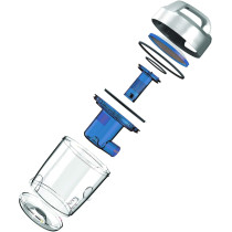 Hoover Power 7 Canister Vacuum Cleaner, Grey, HC84-P7A-ME 2400W