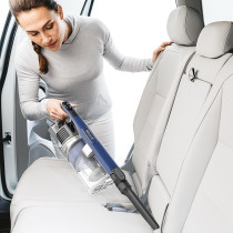 Shark Cordless Stick Vacuum Cleaner, Anti Hair Wrap, 60 Minute Run Time Battery, Flexible Duoclean Vacuum Cleaner With Motorised Pet Tool, Multi-Surface And 20Cm Crevice Tools, Black And Blue, IZ300MET