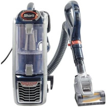 Shark Corded Upright Vacuum Cleaner, 0.83L With Anti Hair Wrap Technology And Duoclean, Pet Model, Powered Lift-Away, Led Headlights, Anti-Allergen, 8M Cord, 750W, 2 Attachments, Navy/Orange, NZ801MET