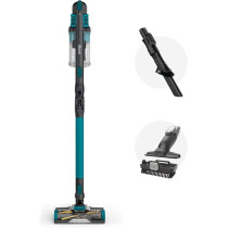 Shark Cordless Stick Vacuum Cleaner With Anti Hair Wrap, Up To 40 Mins Run-Time, Transforms Into Handheld Vacuum Cleaner With Duster-Crevice Tool And Upholstery Tool, Peacock Blue, IZ102ME