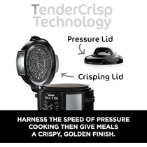 Ninja Op500 Foodi Ultimate Pressure Cooker With Crisping Imax 9 In 1 Multi 1760 Watts, 7.5 Litre Capacity, Black