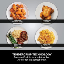 Ninja Op500 Foodi Ultimate Pressure Cooker With Crisping Imax 9 In 1 Multi 1760 Watts, 7.5 Litre Capacity, Black