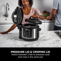 Ninja Op500 Foodi Ultimate Pressure Cooker With Crisping Imax 9 In 1 Multi 1760 Watts, 7.5 Litre Capacity, Black