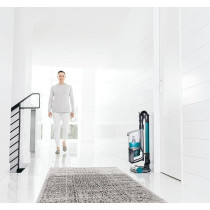 Shark Cordless Stick Vacuum Cleaner With Anti Hair Wrap, Up To 40 Mins Run-Time, Transforms Into Handheld Vacuum Cleaner With Duster-Crevice Tool And Upholstery Tool, Peacock Blue, IZ102ME