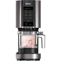 Ninja Creami Ice Cream Maker And Dessert Machine With 3 Containers, 7 Programmes, Making Ice Cream, Gelato, Sorbet, Smoothie Bowls, Milkshakes And More, Black/Silver, 1.4 L Ice Cream Capacity, NC300EU