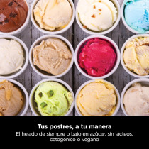 Ninja Creami Ice Cream Maker And Dessert Machine With 3 Containers, 7 Programmes, Making Ice Cream, Gelato, Sorbet, Smoothie Bowls, Milkshakes And More, Black/Silver, 1.4 L Ice Cream Capacity, NC300EU