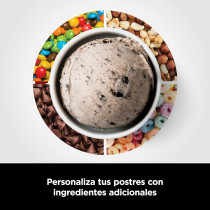 Ninja Creami Ice Cream Maker And Dessert Machine With 3 Containers, 7 Programmes, Making Ice Cream, Gelato, Sorbet, Smoothie Bowls, Milkshakes And More, Black/Silver, 1.4 L Ice Cream Capacity, NC300EU