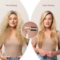 Shark Hd332 Speedstyle Rapidgloss Finisher And High-Velocity Dryer With Iq Speed Styling And Drying Suite, Lightweight, Ionic, No Heat Damage, Best For Curly And Coily Hair, Silk