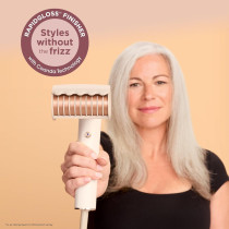 Shark Hd332 Speedstyle Rapidgloss Finisher And High-Velocity Dryer With Iq Speed Styling And Drying Suite, Lightweight, Ionic, No Heat Damage, Best For Curly And Coily Hair, Silk