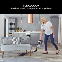 Shark Stratos Cordless Stick Vacuum Cleaner, Anti Hair Wrap Plus, 120 Mins Run Time (2 Batteries), Duoclean And Clean Sense Iq With Pet, Crevice And Multi-Surface Tools, Charcoal/Silver, IZ420UKT