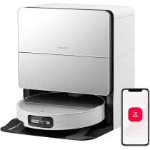 Roborock Saros 10 Robot Vacuum And Mop, 22000Pa Suction, 3.14-Inch Ultra Thin, Auto Detachable Mop, Ai Obstacle Avoidance, Hot Water Mop And Dock Self Cleaning, Pet Friendly