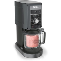 Ninja Creami Deluxe 11-In-1 Ice Cream Maker And Frozen Dessert Maker With 3 Tubs, Makes Ice Cream, Gelato, Sorbet, Frozen Yoghurt, Milkshakes, Slushi And More, 2-In-1 Flavour Option, Silver, NC501