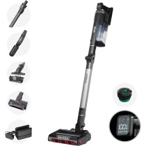 Shark Stratos Cordless Stick Vacuum Cleaner, Anti Hair Wrap Plus, 120 Mins Run Time (2 Batteries), Duoclean And Clean Sense Iq With Pet, Crevice And Multi-Surface Tools, Charcoal/Silver, IZ420UKT