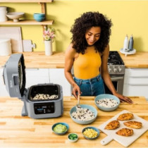 Ninja Speedi Pressure Cooker, Hot Air Fryer And Multicooker, 5.7 L, Airfryer, Steam, Grill, Bake, Roast, Sear, Slow Cook, 10-In-1, Sea Salt Grey, ON400EU