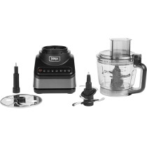 Ninja Food Processor With 4 Automatic Programs; Chop, Puree, Slice, Mix And 3 Manual Speeds, 2.1L Bowl, Blades, 850W, Dishwasher Safe Parts, Silver, BN650ME