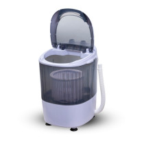 Sonashi 2.5 Kg Baby Washing Machine With Separate Spin Basket, White/Grey