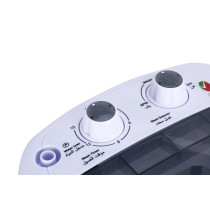 Sonashi 2.5 Kg Baby Washing Machine With Separate Spin Basket, White/Grey