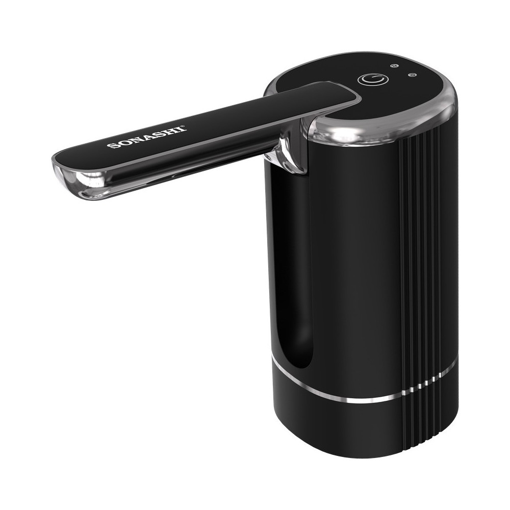 Sonashi Rechargeable Water Dispenser Pump, Black