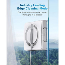 Ecovacs Winbot W2 Omni Portable Window Cleaning Robot, Intelligent Cleaning With Three-Nozzle Wide-Angle Spray Technology, Win Slam 4.0 Path Planning, Deep Edge Cleaning, 5500Pa Suction Power