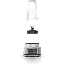 Ninja Foodi Power Nutri Blender 2 In 1, Blend Smoothie Bowls, Thick Spreads And Frozen Drinks, Automatic Programs, 700Ml Cup And 400Ml Bowl With With Power Paddle, 1100W, Silver, CB102ME