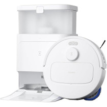 Ecovacs Deebot N30 Pro Omni Robot Vacuum Cleaner With Mop Function, 10000 Pa Suction Power, Zerotangle 2.0 Technology, Truedge Edge Cleaning, 60 Degree C Hot Water Mop Cleaning, Hot Air Drying, White