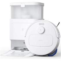 Ecovacs Deebot N30 Pro Omni Robot Vacuum Cleaner With Mop Function, 10000 Pa Suction Power, Zerotangle 2.0 Technology, Truedge Edge Cleaning, 60 Degree C Hot Water Mop Cleaning, Hot Air Drying, White