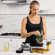 Ninja Foodi Power Nutri Blender 2 In 1, Blend Smoothie Bowls, Thick Spreads And Frozen Drinks, Automatic Programs, 700Ml Cup And 400Ml Bowl With With Power Paddle, 1100W, Silver, CB102ME