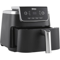Ninja Air Fryer Pro 4.7L, Single Drawer, 4-In-1, Air Fry, Roast, Reheat, Dehydrate, Cooks 1-2 Portions, Digital, Cook From Frozen, Non-Stick Drawer And Crisper Basket, 2000W, Black, AF140ME