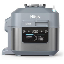 Ninja Speedi 10-In-1 Rapid Cooker, Air Fryer And Multi Cooker, 5.7L, Meals For 4 In 15 Minutes, Air Fry, Steam, Grill, Bake, Roast, Sear, Slow Cook And More, Cooks 4 Portions, Sea Salt Grey, ON400ME