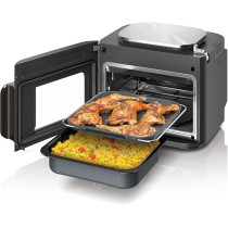 Ninja Combi All-In-One Multicooker, Oven, And Air Fryer, 14-In-1 Functions,1760 Watt, 12.5 Ltr, Grey, SFP700ME