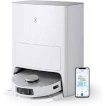 Ecovacs T20 Omni Robot Vacuum Cleaner With Auto Clean And Empty, Deep Sweeping And Mopping, 6000Pa Strongest Suction, Auto-Lift Mopping, 55 Degree Hot Water Mop Washing, Ozmo Turbo 2.0 Technology