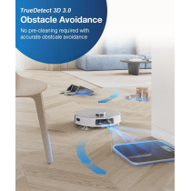 Ecovacs T20 Omni Robot Vacuum Cleaner With Auto Clean And Empty, Deep Sweeping And Mopping, 6000Pa Strongest Suction, Auto-Lift Mopping, 55 Degree Hot Water Mop Washing, Ozmo Turbo 2.0 Technology