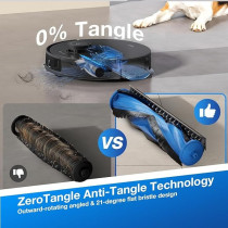 Ecovacs Deebot N20 Plus Robot Vacuum Cleaner And Mop, 8000Pa Strong Suction, 7-Week Dust Storage, Bagless Dust Bin, Purecyclone Tech, Zerotangle Brush, 300 Minutes Runtime, N8+ Upgrade