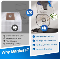 Ecovacs Deebot N20 Plus Robot Vacuum Cleaner And Mop, 8000Pa Strong Suction, 7-Week Dust Storage, Bagless Dust Bin, Purecyclone Tech, Zerotangle Brush, 300 Minutes Runtime, N8+ Upgrade