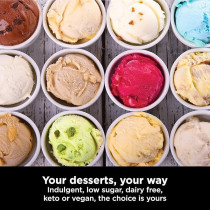 Ninja Creami Ice Cream And Frozen Dessert Maker, 7 Programs, Black/Silver, NC300UK