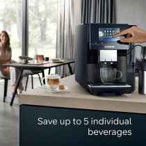 Siemens Fully Automatic Coffee Machine, Eq700, Iselect Display, Coffeeworld, With Cold Brew And Slow Brew, Cappuccino Maker, Home Connect, Piano Black, TP713GB9 Classic