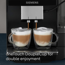 Siemens Fully Automatic Coffee Machine, Eq700, Iselect Display, Coffeeworld, With Cold Brew And Slow Brew, Cappuccino Maker, Home Connect, Piano Black, TP713GB9 Classic